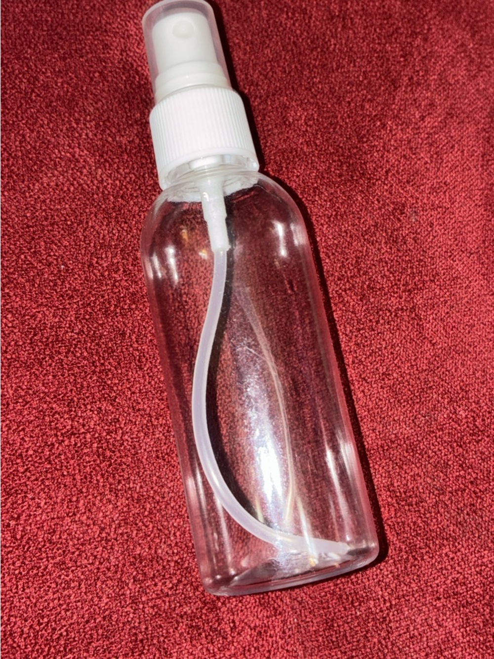 19 Clear Plastic Spray Bottle with White Pump - Women Bath & Body